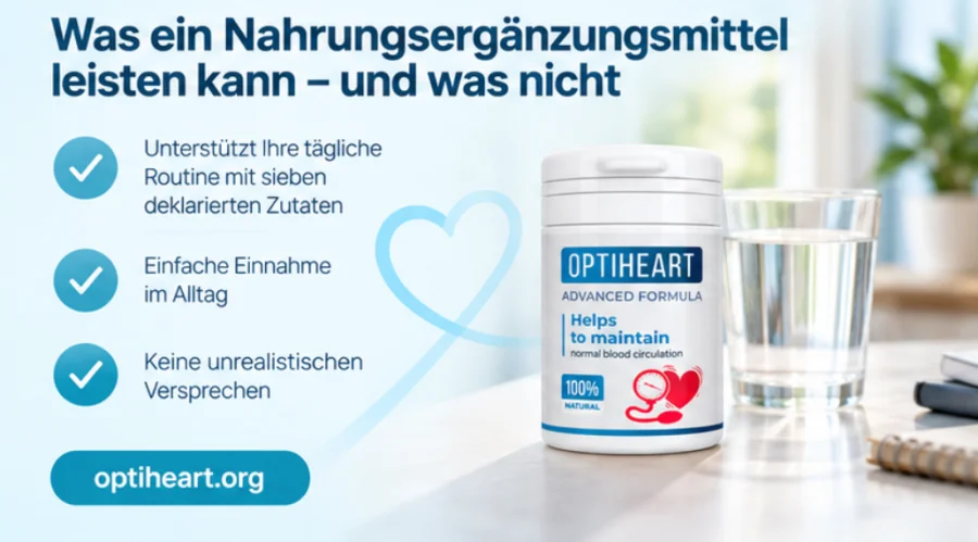 Optiheart — lahvička uložená na suchém místě mimo dosah dětí