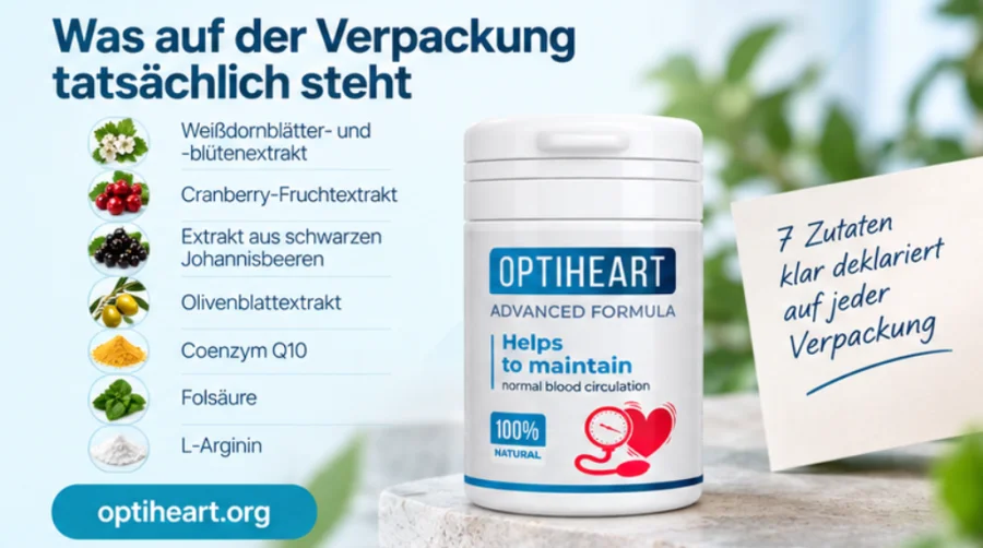 Optiheart — tobolka připravená k rannímu užití s jídlem