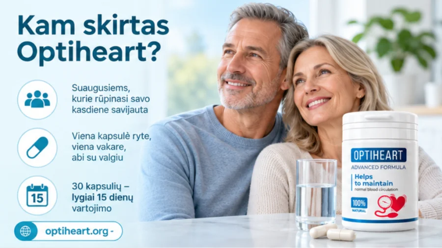 Optiheart — tobolka připravená k rannímu užití s jídlem