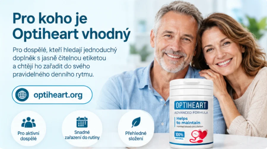 Optiheart — tobolka připravená k rannímu užití s jídlem