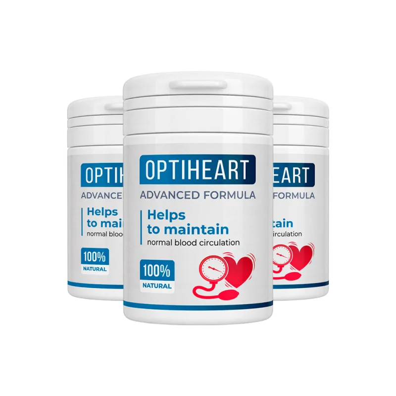 Optiheart — tre flaconi da 30 capsule della formula avanzata
